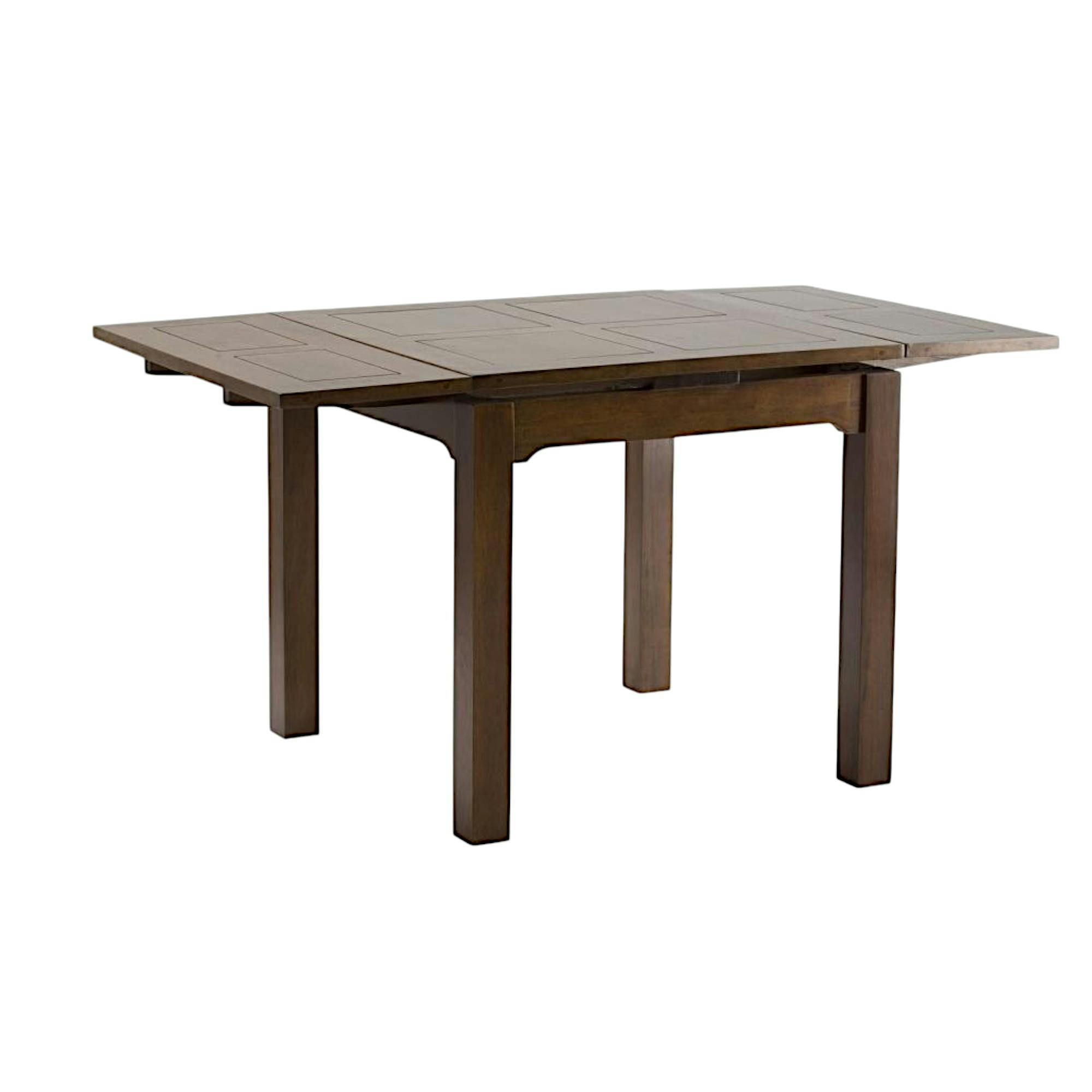 Table repas extensible hévéa 80/144cm HELENA