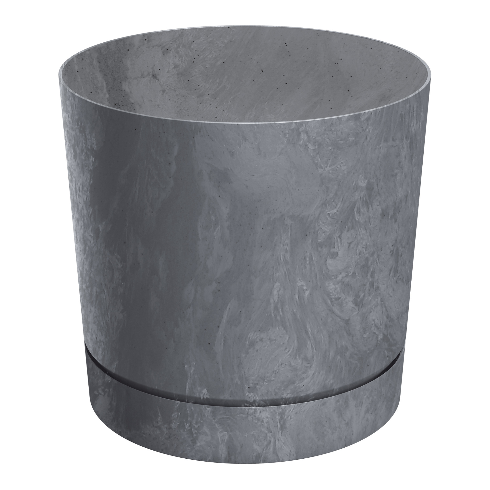 Donica ogrodowa Tubo P Beton Effect 29,2 cm marengo PROSPERPLAST