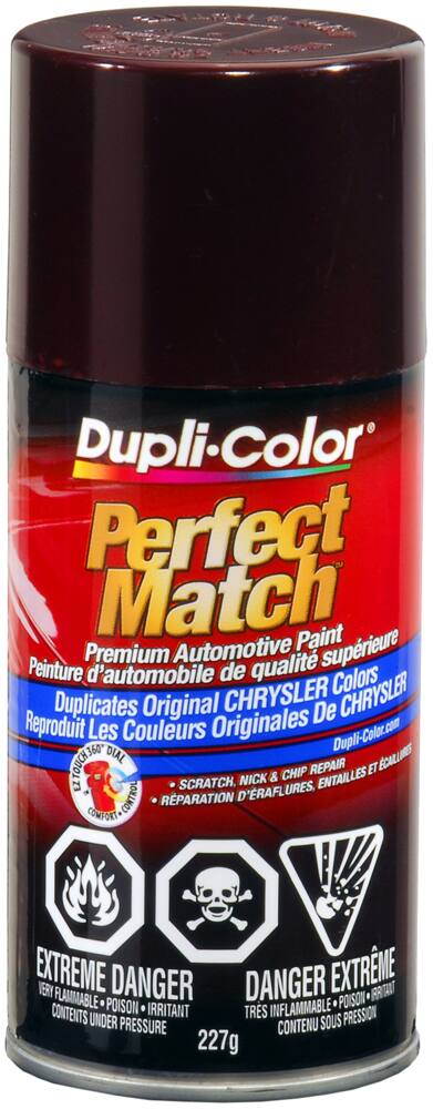 Dupli-Color Perfect Match Premium Acrylic Lacquer Automotive Aerosol Spray Paint, Deep Cranberry Pearl (PMT), 227-g