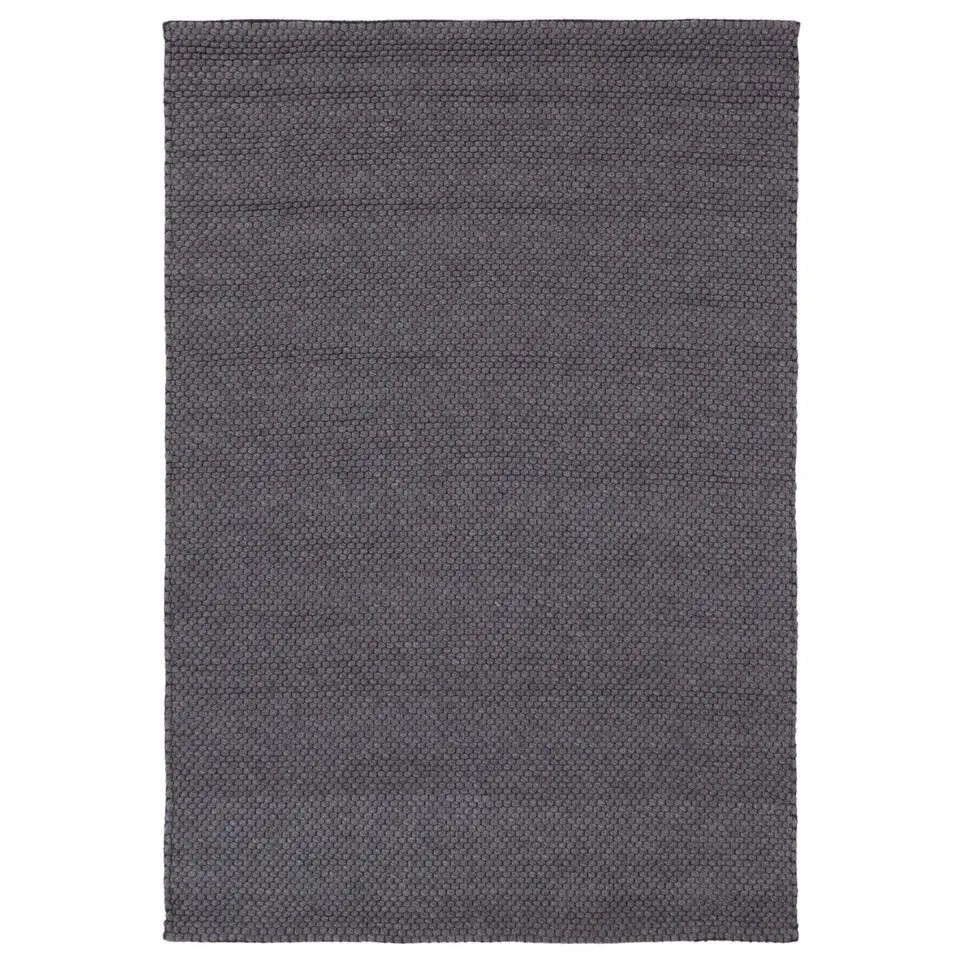 Dutch Lifestyle - Wol - Vloerkleed - 230x160cm - Grijs