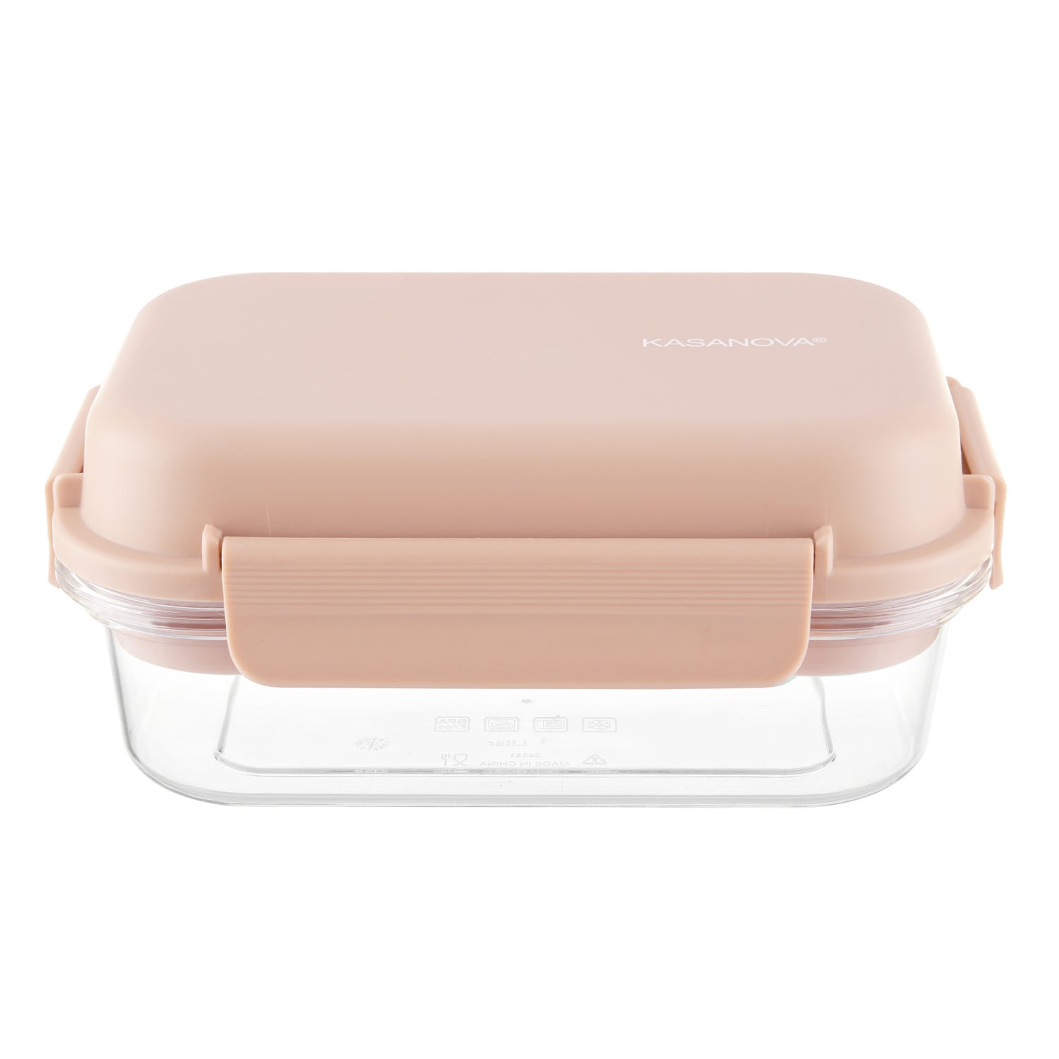 Lunch box per poke a scomparti tortora