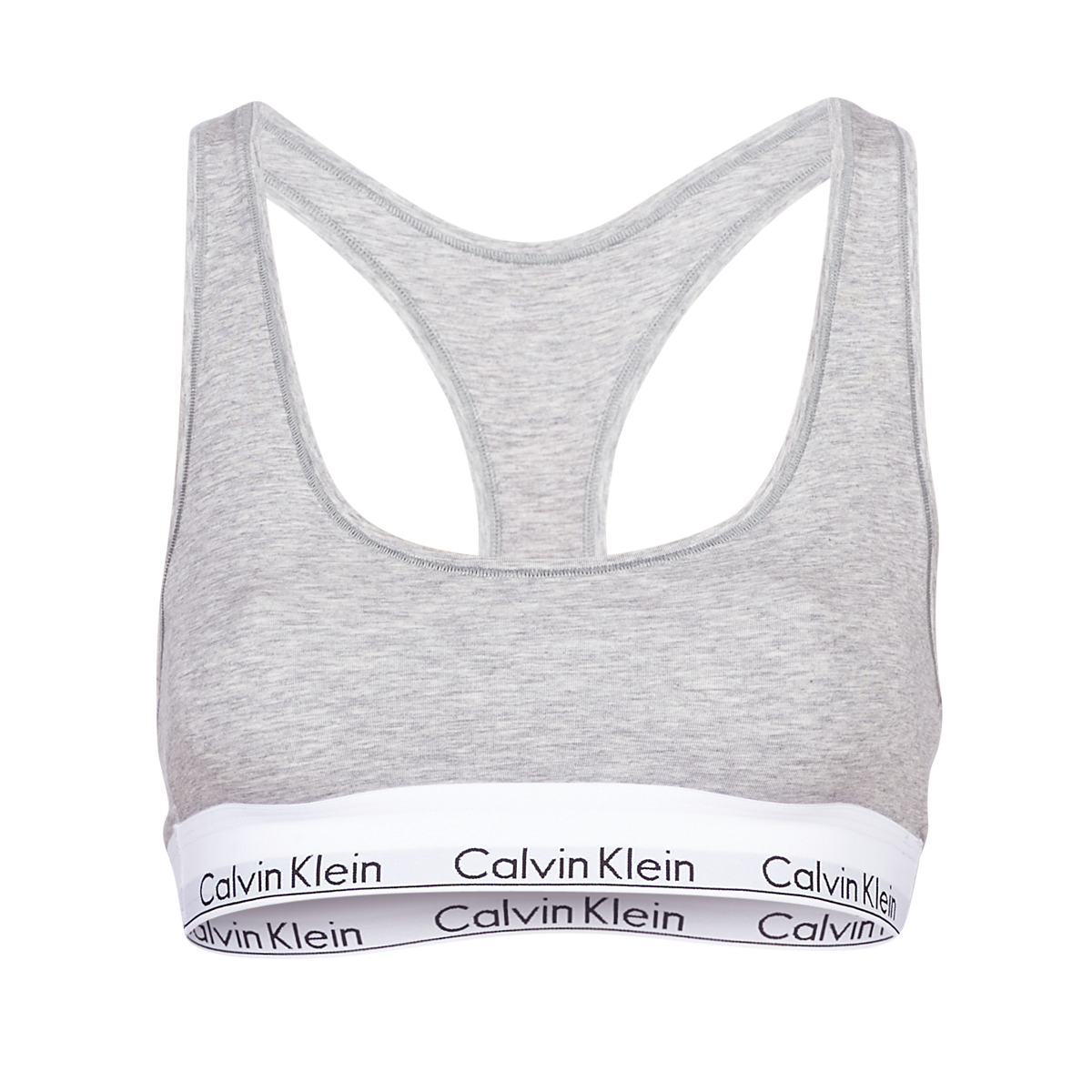Calvin Klein Jeans - MODERN COTTON UNLINED BRALETTE - Grey