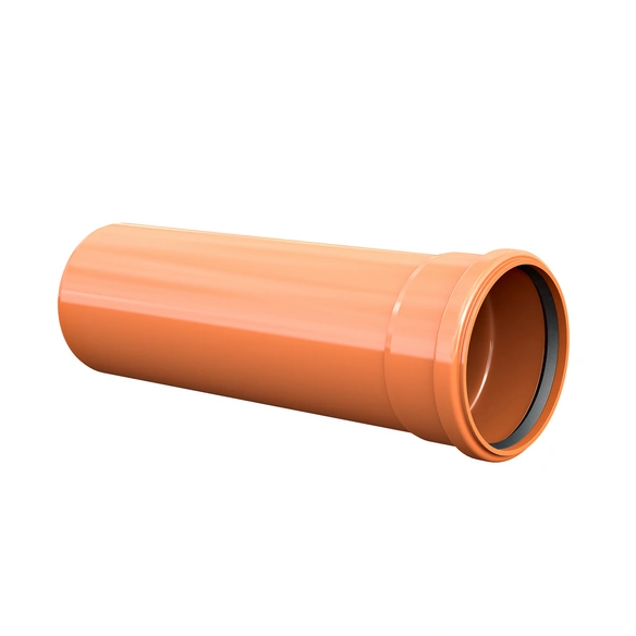 KG-Rohr, ⌀xL: 160 x 500 mm, Polyvinylchlorid (PVC)