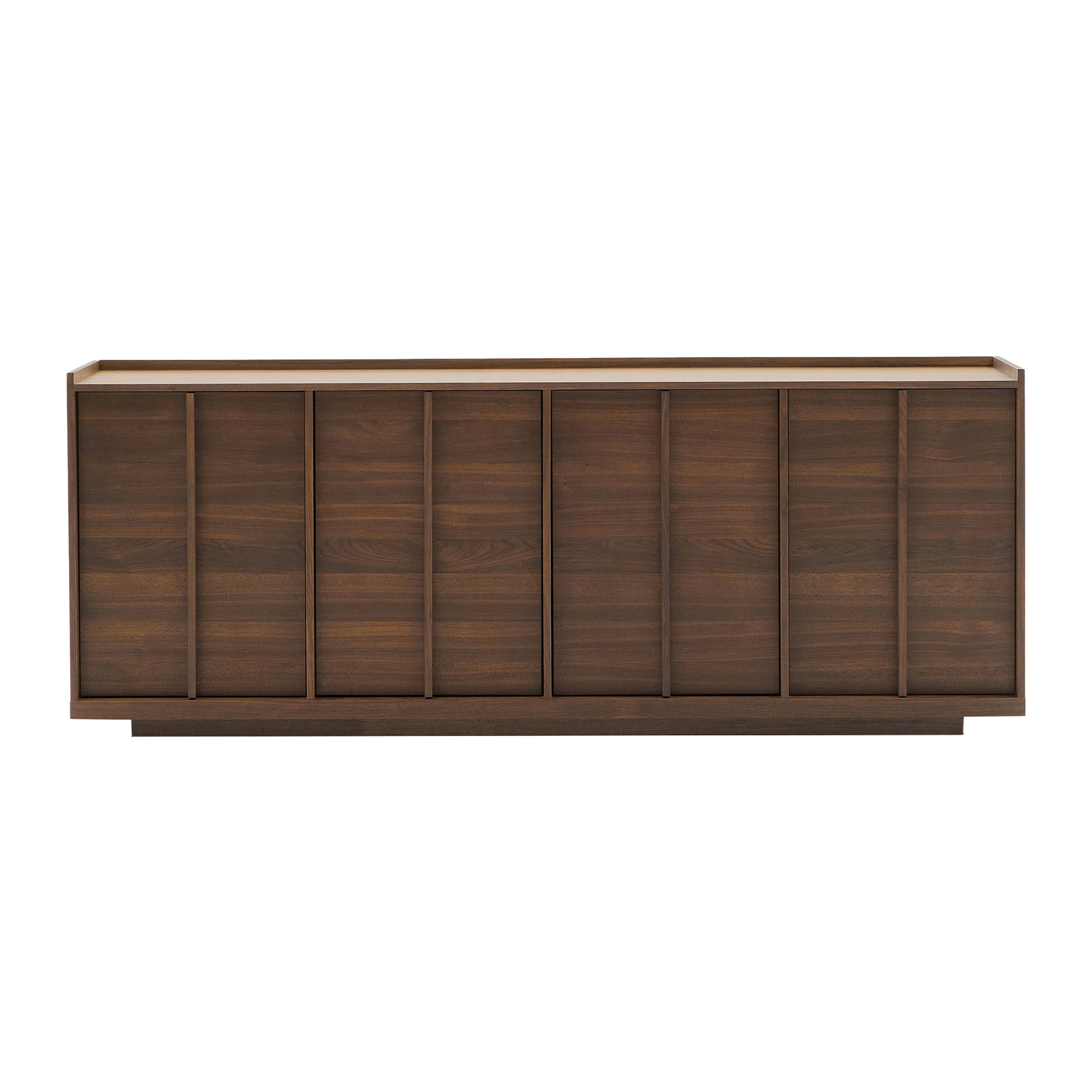 Kave Home - Onix dressoir van notenfineer in donkere afwerking 200 x