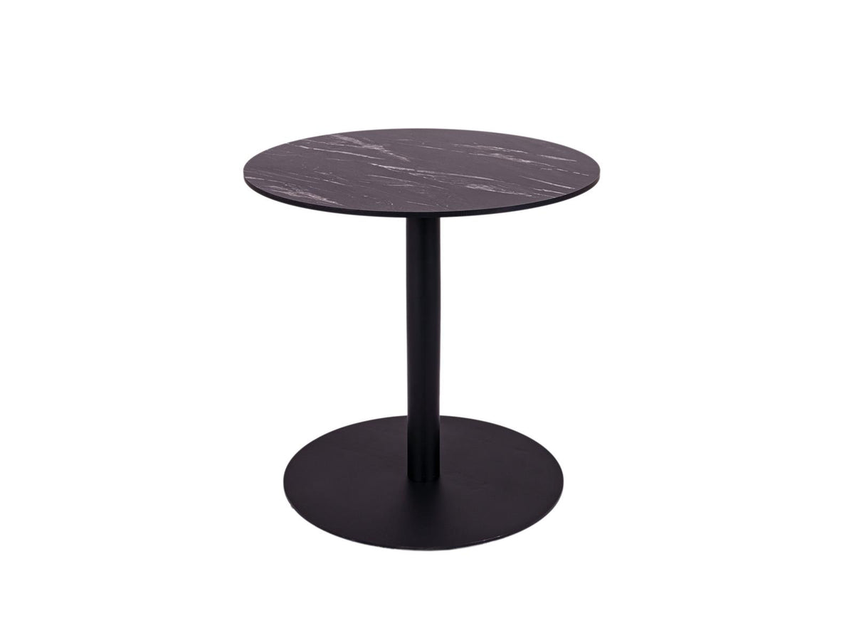 MaximaVida ronde HPL marmer eettafel Firenze 75 cm - zware 40 kg uitvoering