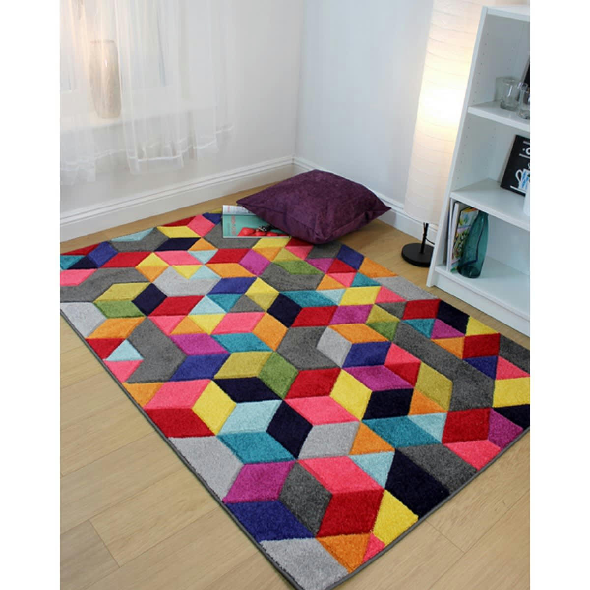 SPECTRUM - Tapis moderne et design en Polypropylène Multicolore 120x170 cm