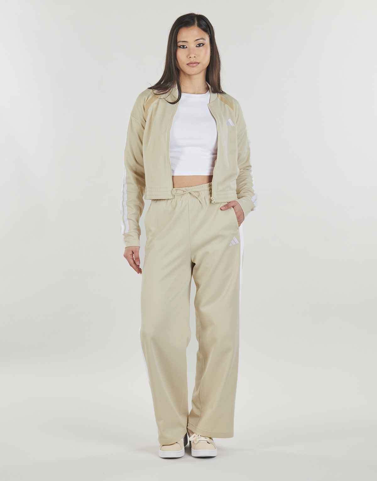 adidas - Teamsport Track Suit - Beige / White