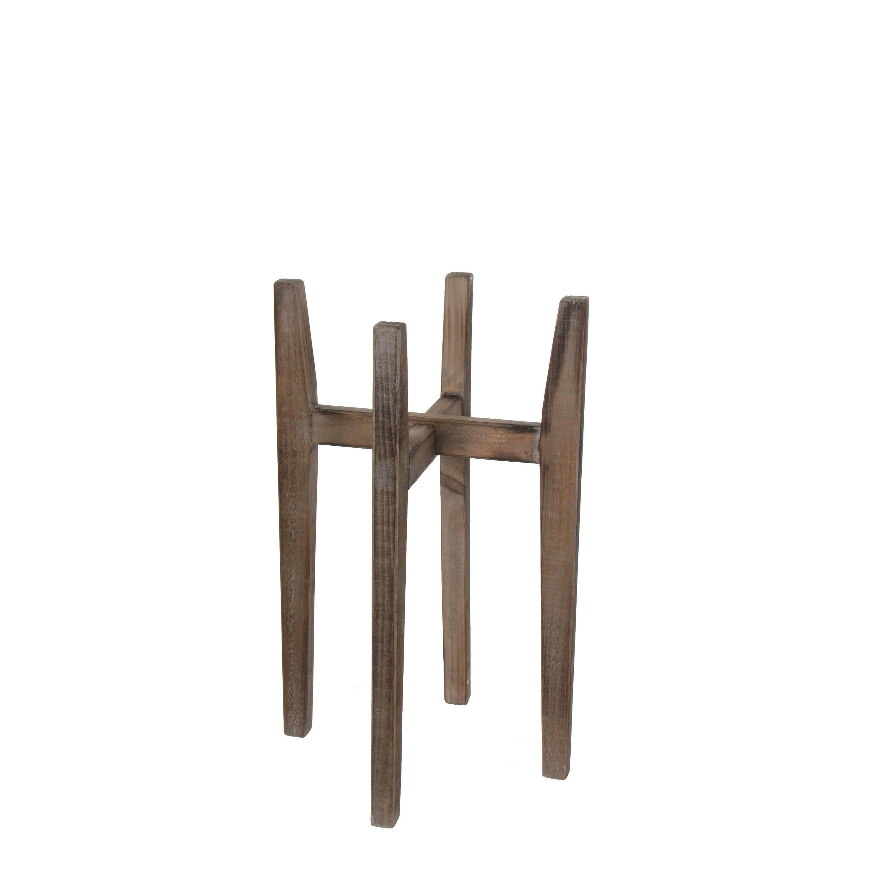 ASCOT - Porte-plants en bois marron clair H60