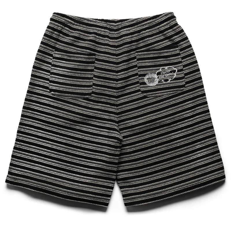 Honor The Gift Speak Striped Shorts - Black