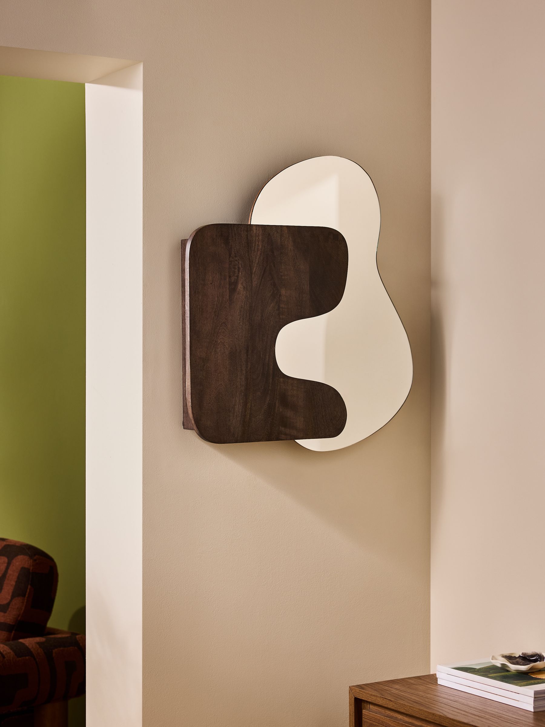 Maggie Mirror Cabinet in Wood