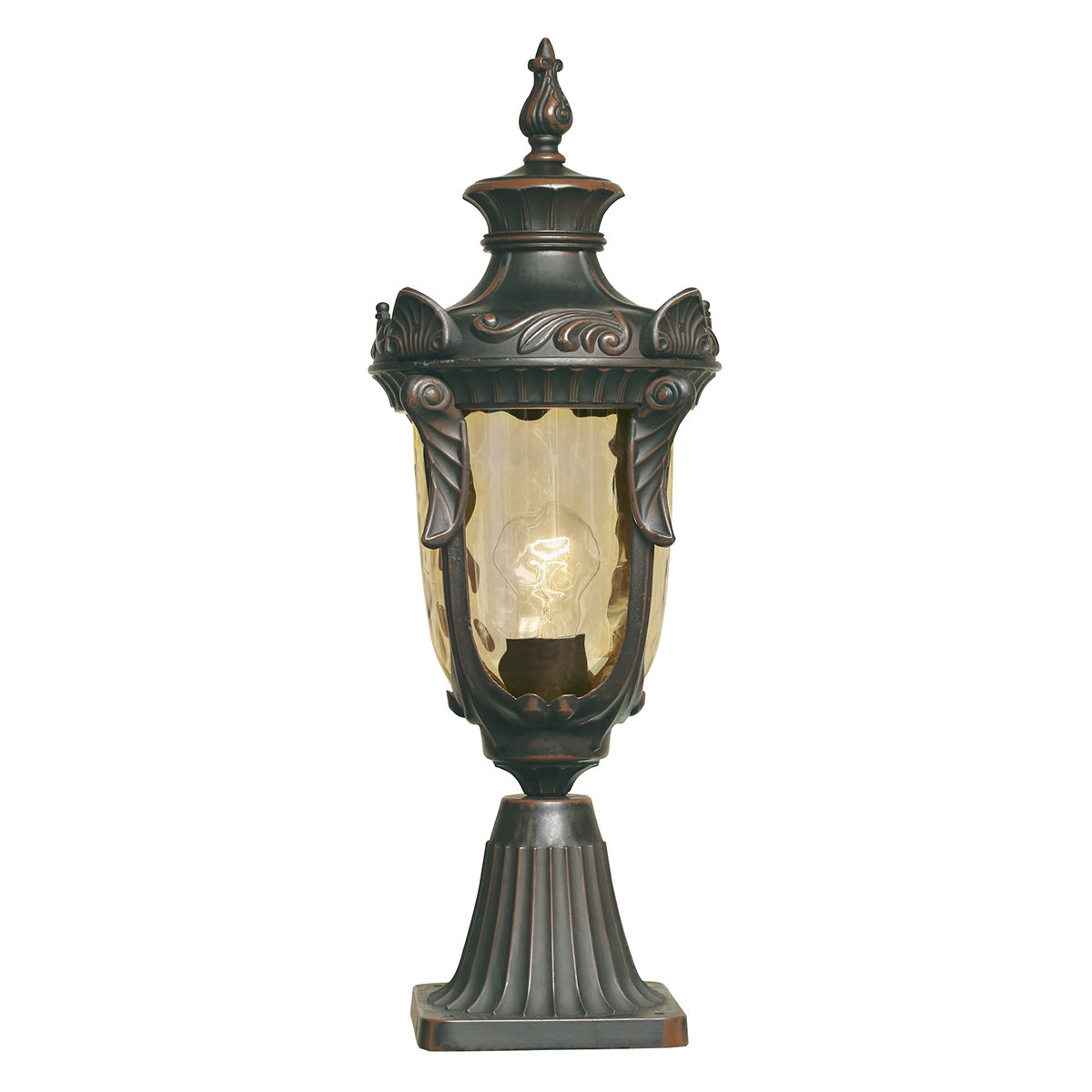 Lampa ogrodowa brązowa Philadelphia wys:54 cm 1xE27x60W IP44 Elstead