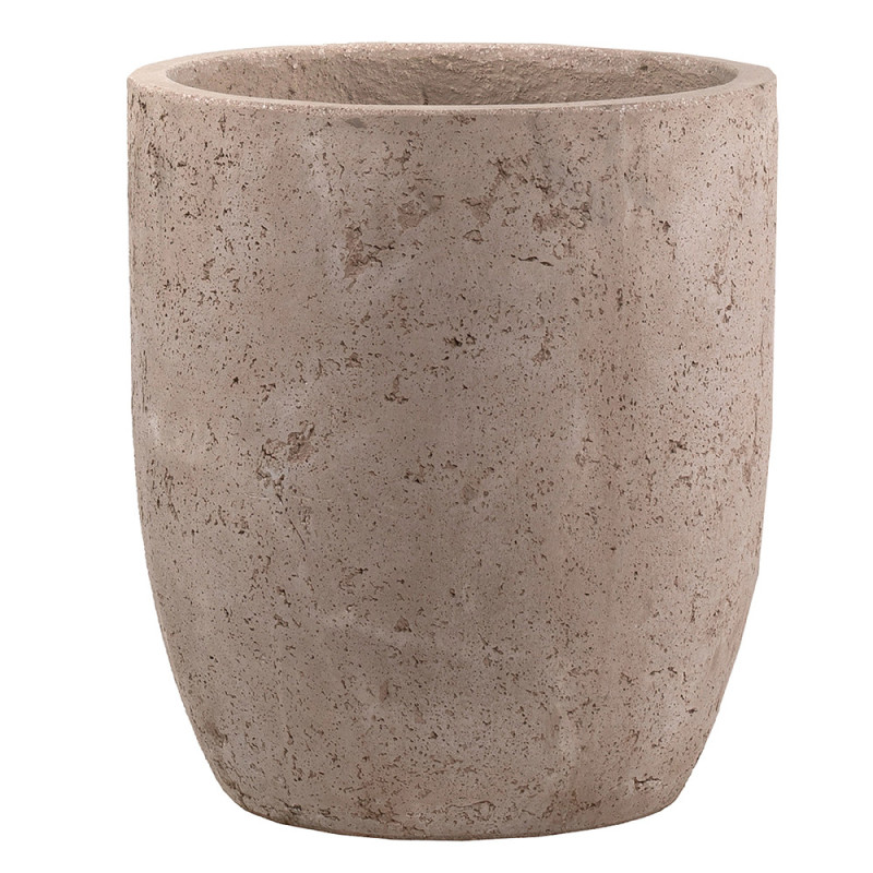 Pot en ciment New Cement brun Ø 42 x 47 cm