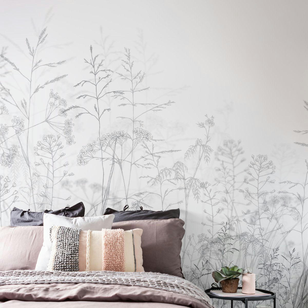 - Papier peint panoramique dans les champs 340 x 250 cm