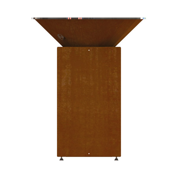 Brasero B.B.O Ø.78 x H.100 cm cognac Oyat