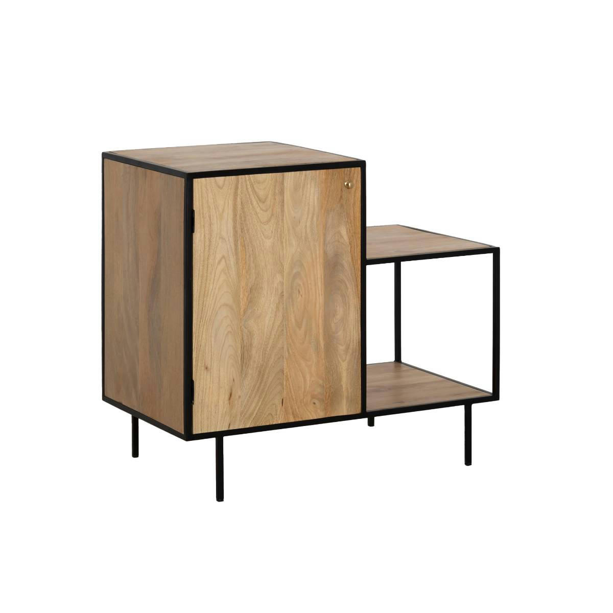 - Meuble sous vasque en bois marron 90 cm