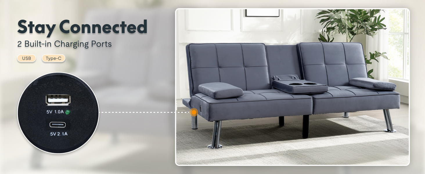 XCT3 futon sofa