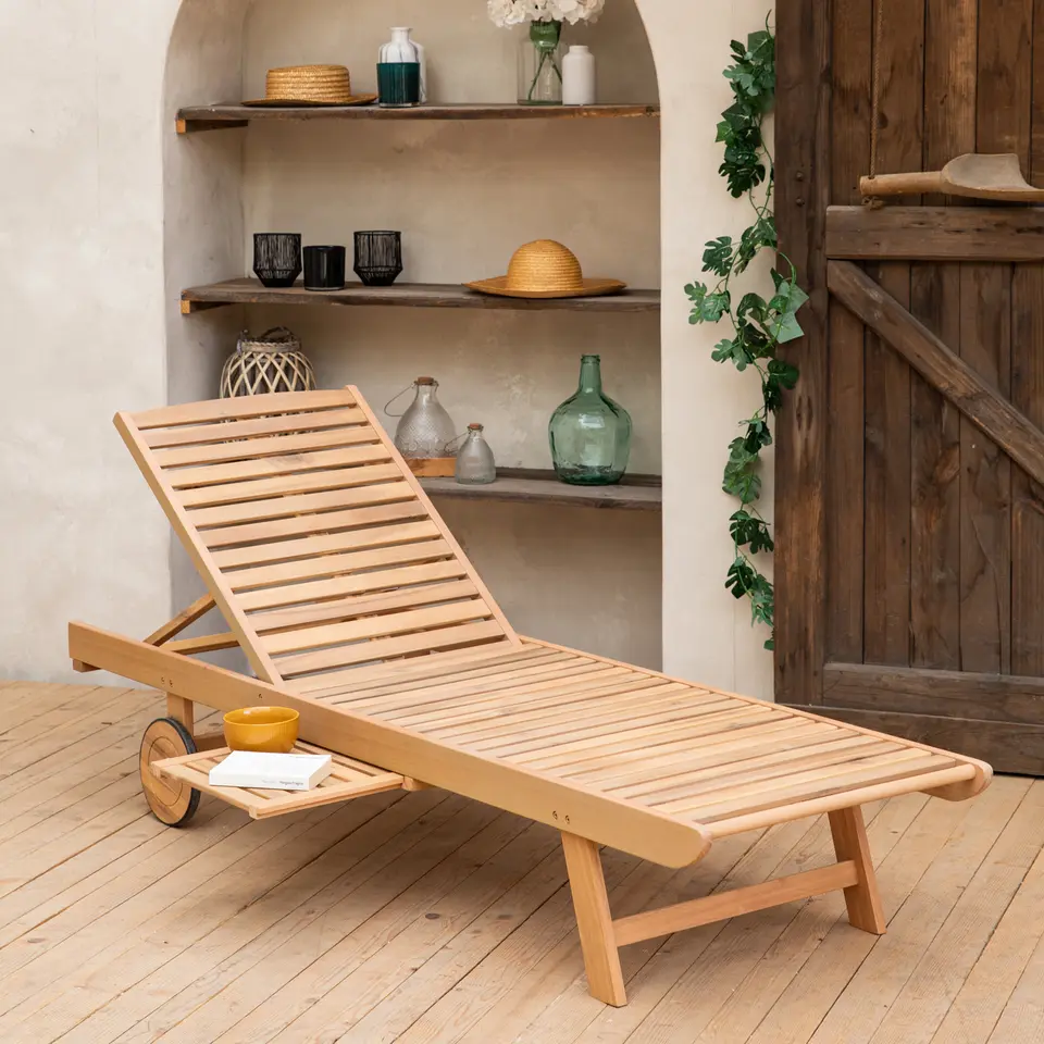 Happy Garden Zonnebaden KANAWA - Bruin - Acacia