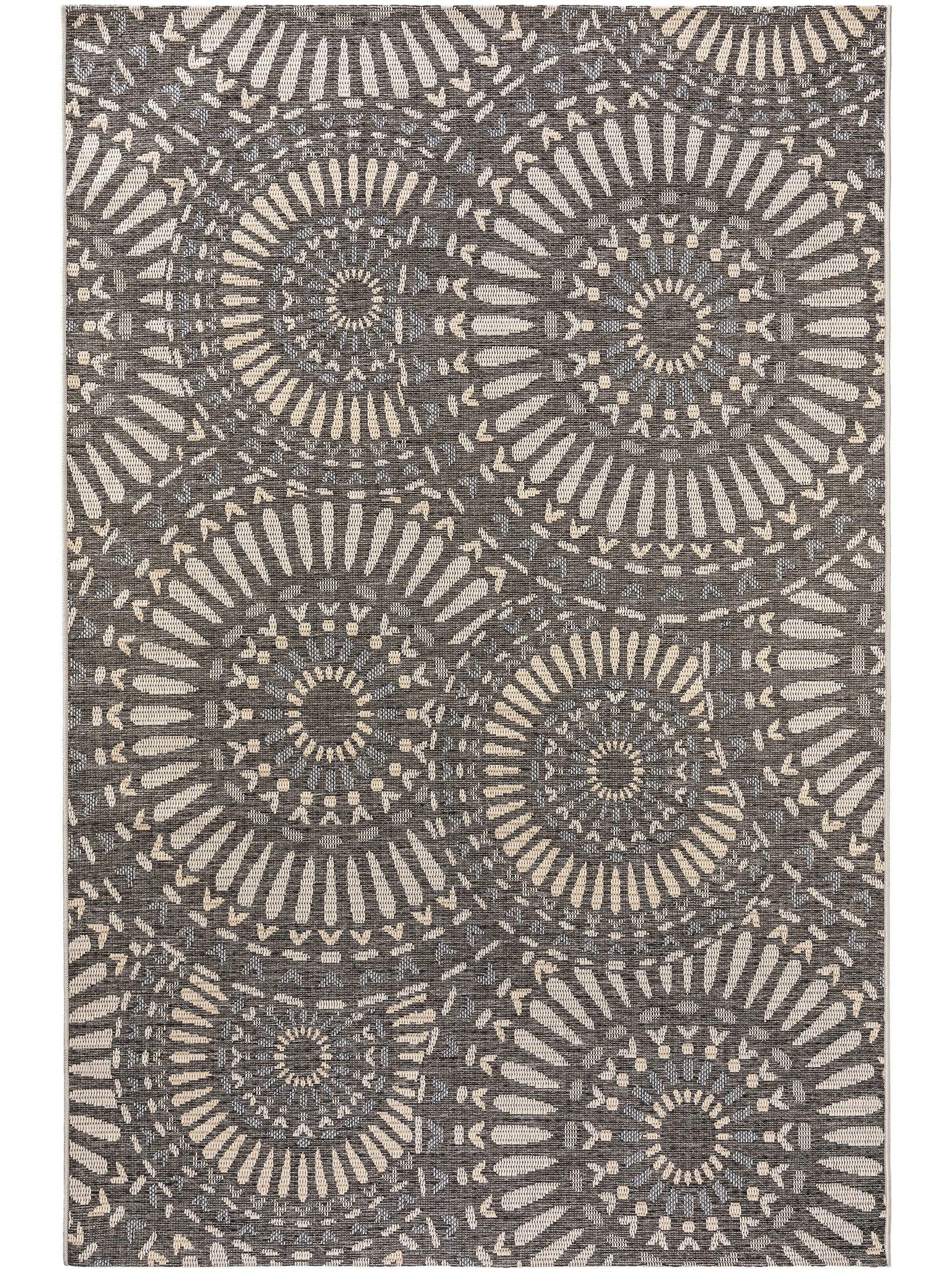RIVER - Tapis d'extérieur & intérieur bleu 100x150