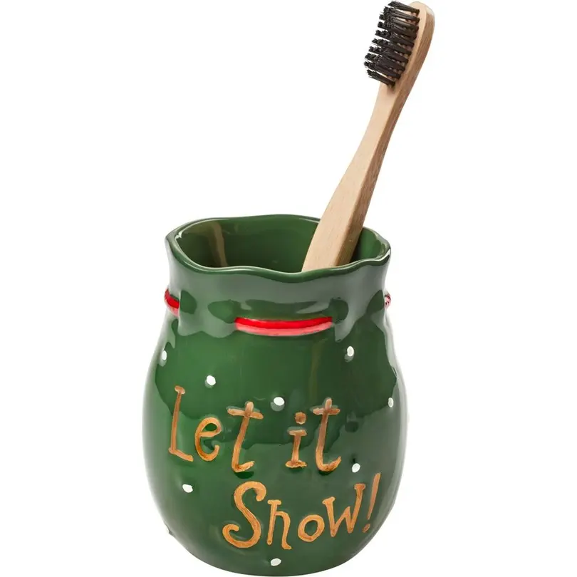 Zahnputzbecher XMAS Let it Snow