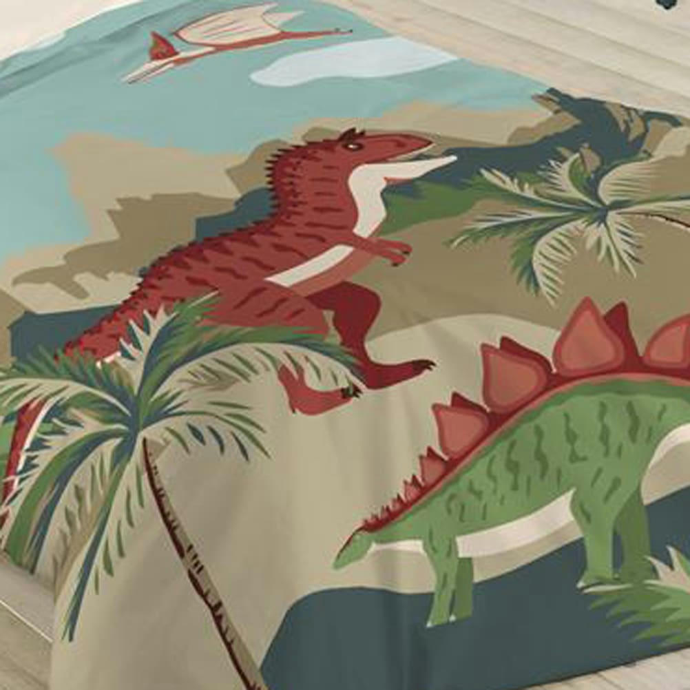 REX - Parure de lit enfant dinosaure 140x200cm