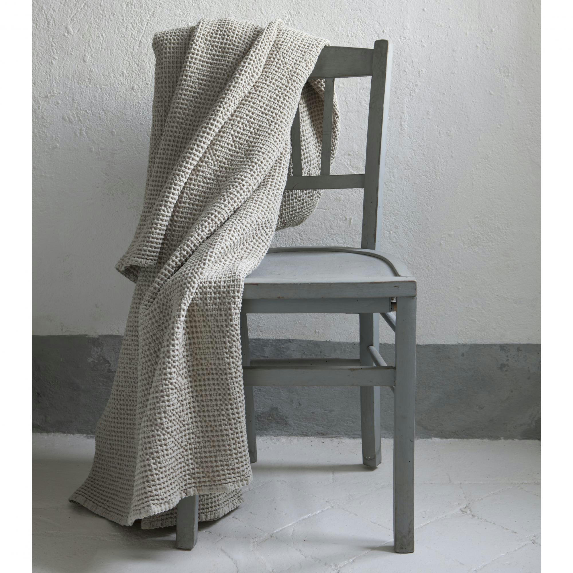 MAIA - Plaid  en coton lin 140 x 200