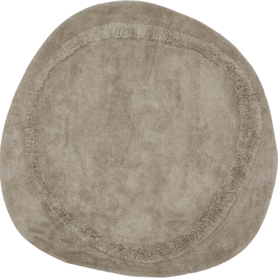 Kwantum Vloerkleden Kinderkamer | Ronde Vloerkleden | Vloerkleed Kuo  Greige
