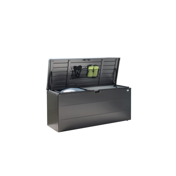 Gartenbox, BxHxT: 207 x 81 x 80 cm, Stahl, dunkelgrau-metallic