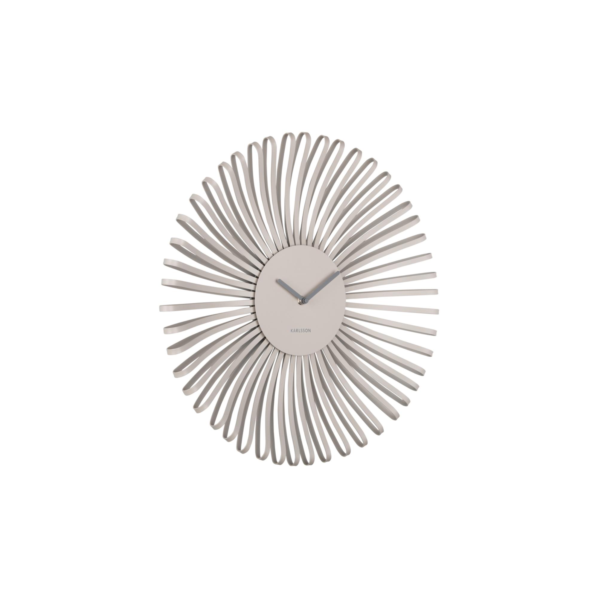 Karlsson wandklok Polo - grijs - Ø48cm