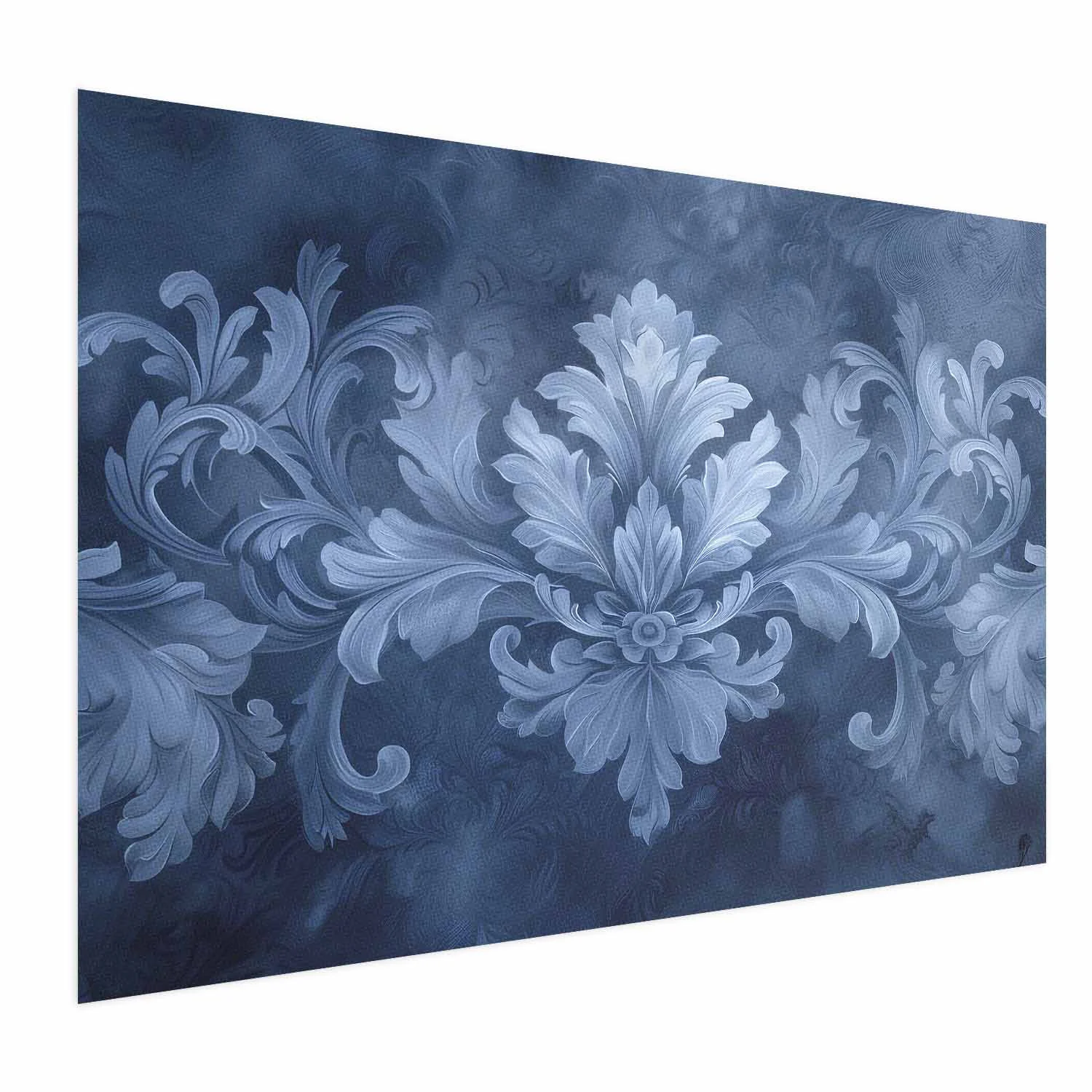 Plakat Błękitny ornament 30x21 cm