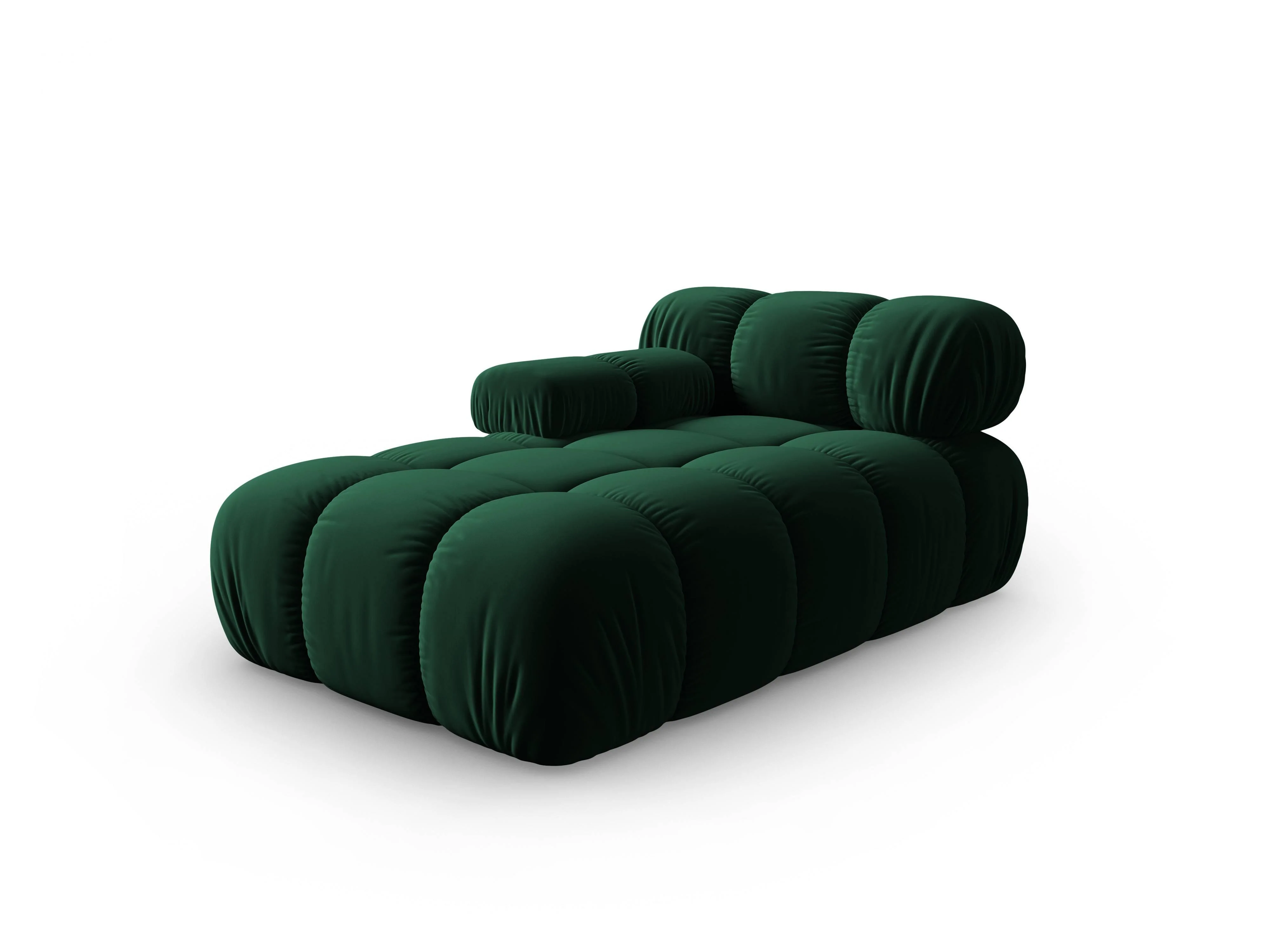 Modulair-chaise longue Tropea links velvet