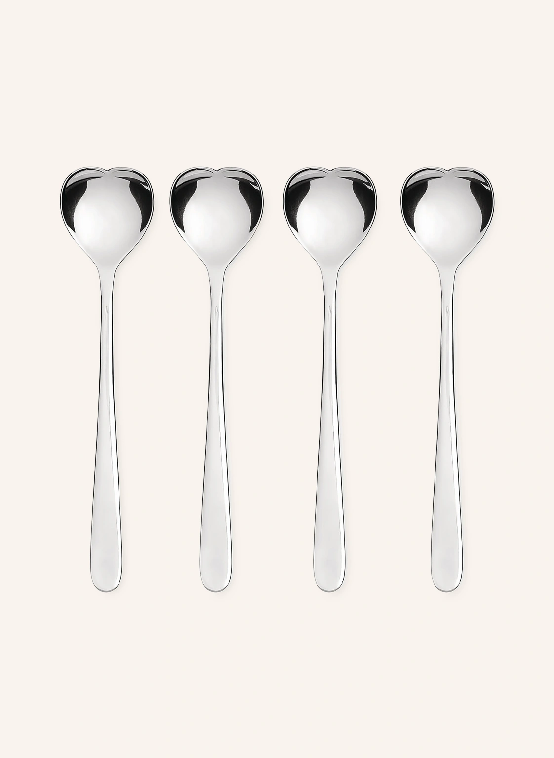 ALESSI 4er-Set Eislöffel BIG LOVE