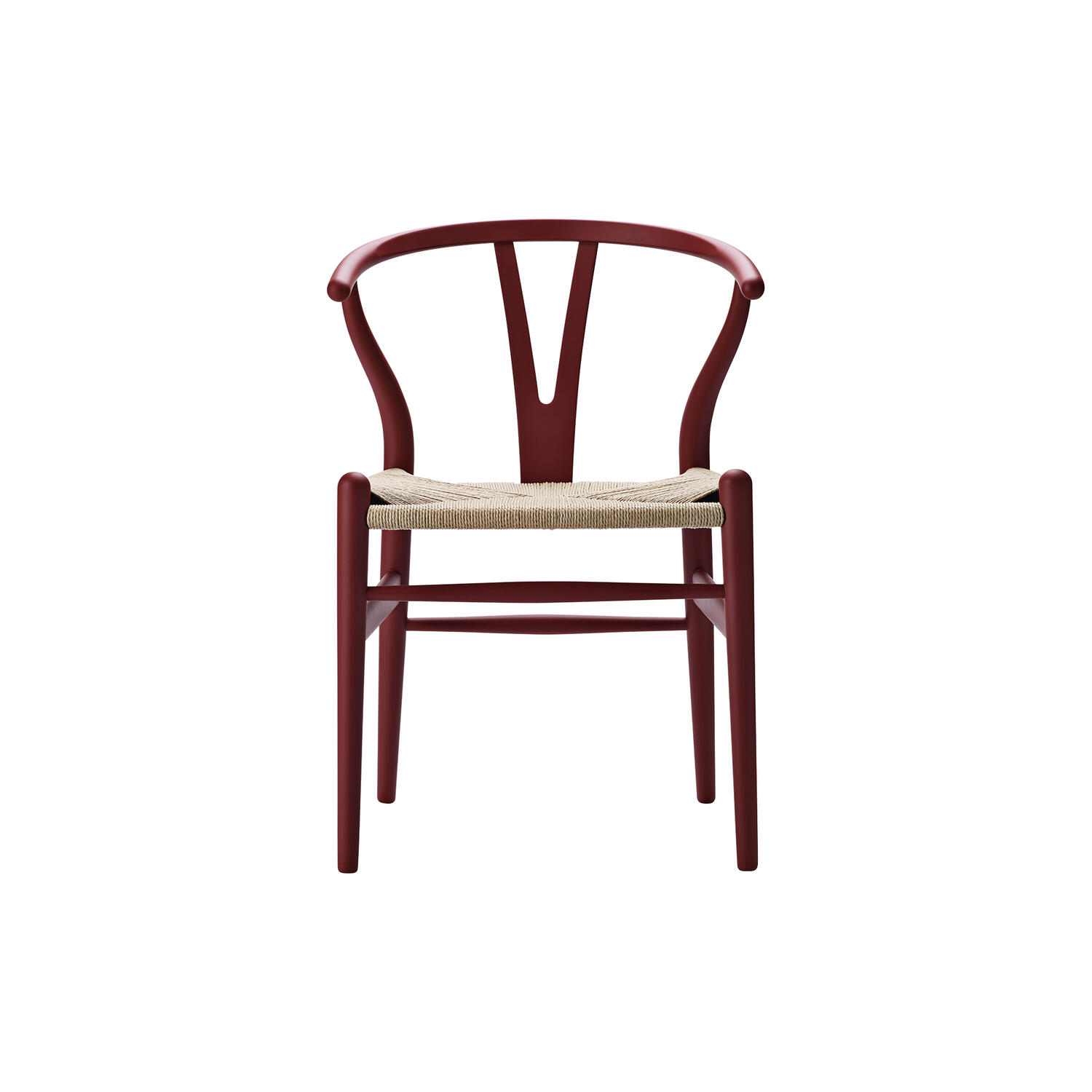 CH24 Y-stolen spisebordsstol, soft red