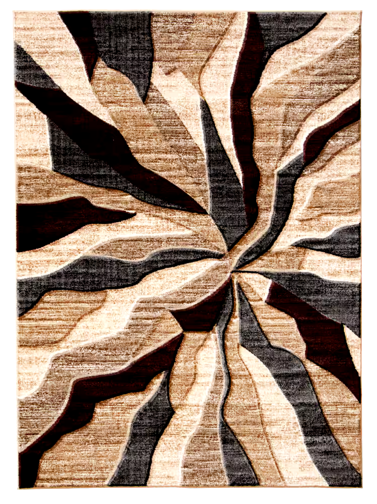 ECARPET Banu Indoor Area Rug, Taupe, Assorted Sizes