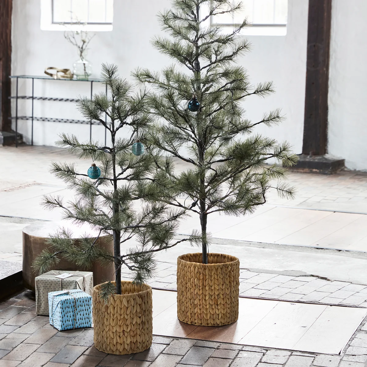 House Doctor - Peuce Weihnachtsbaum mit LED-Beleuchtung, 180 cm, natur