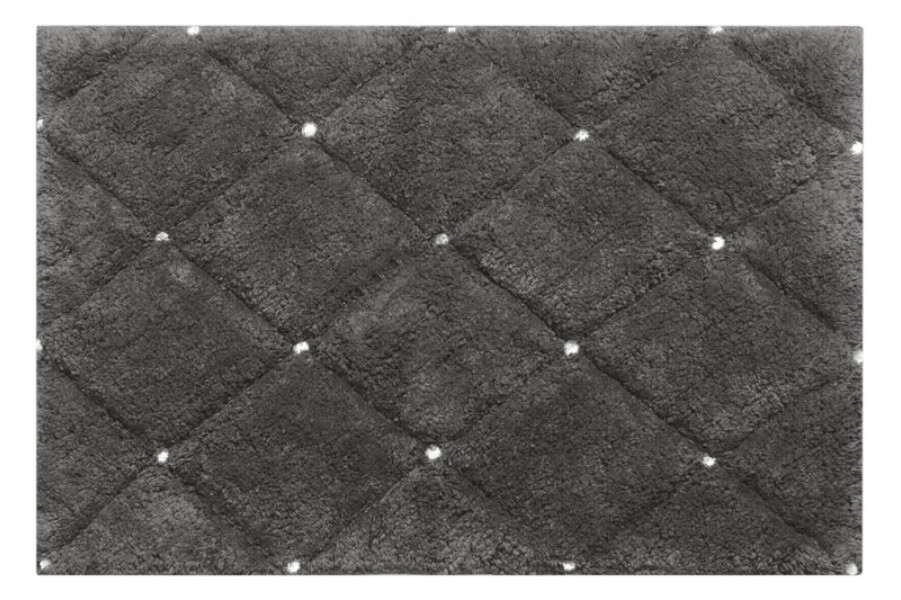 Dywanik Chic 2 stalowy 50x70 glamour