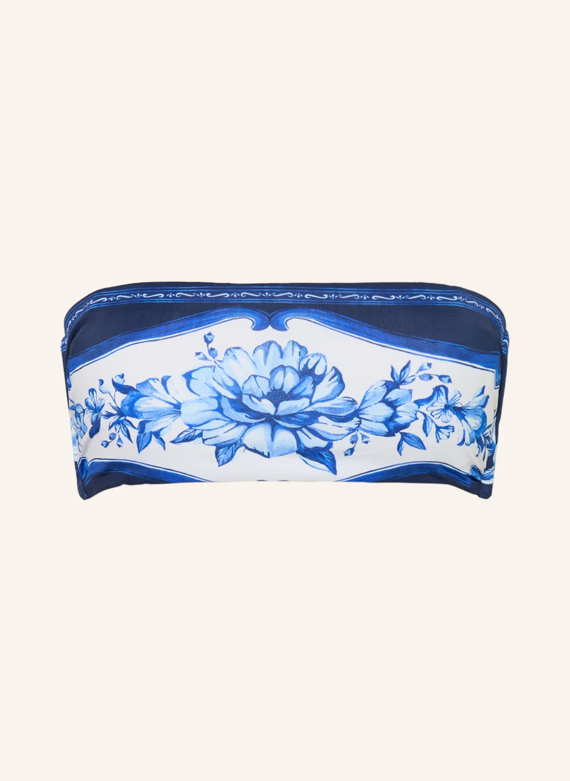 FARM RIO Bandeau-Bikini-Top PORCELAIN GARDEN