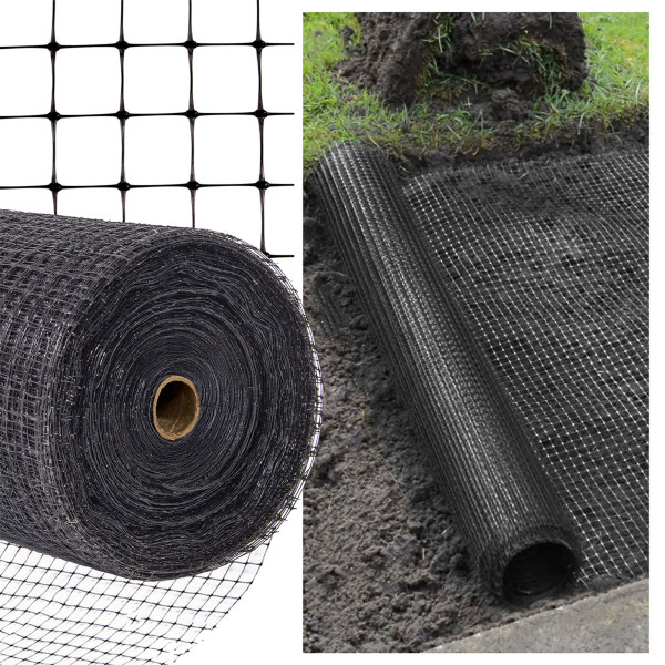 Siatka na krety 2x50 m przeciw kretom, nornicom 45g/m2