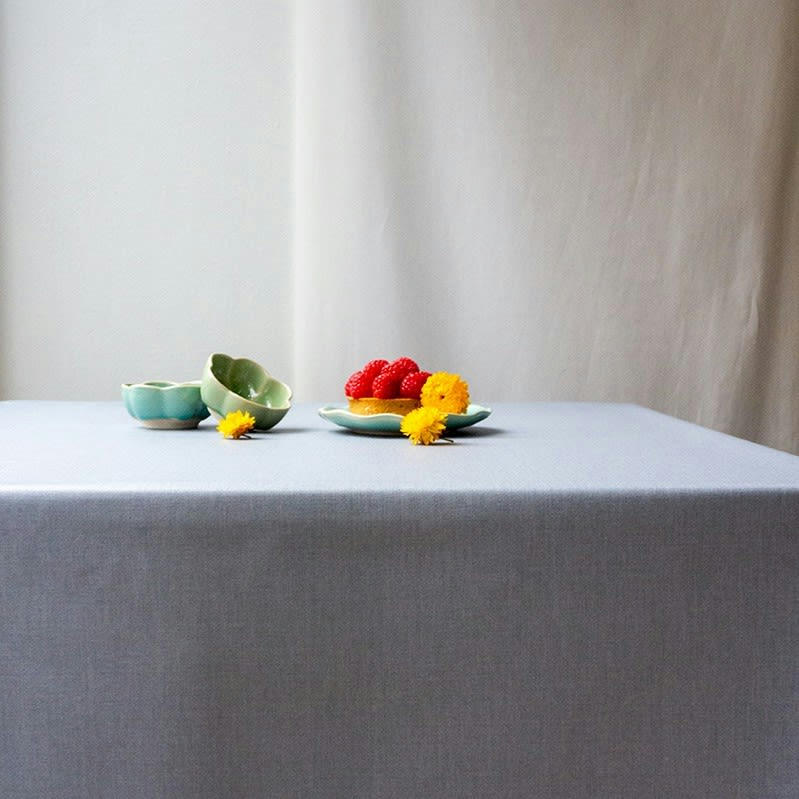 UNI - Nappe enduite rectangle 160 x 300 cm grise