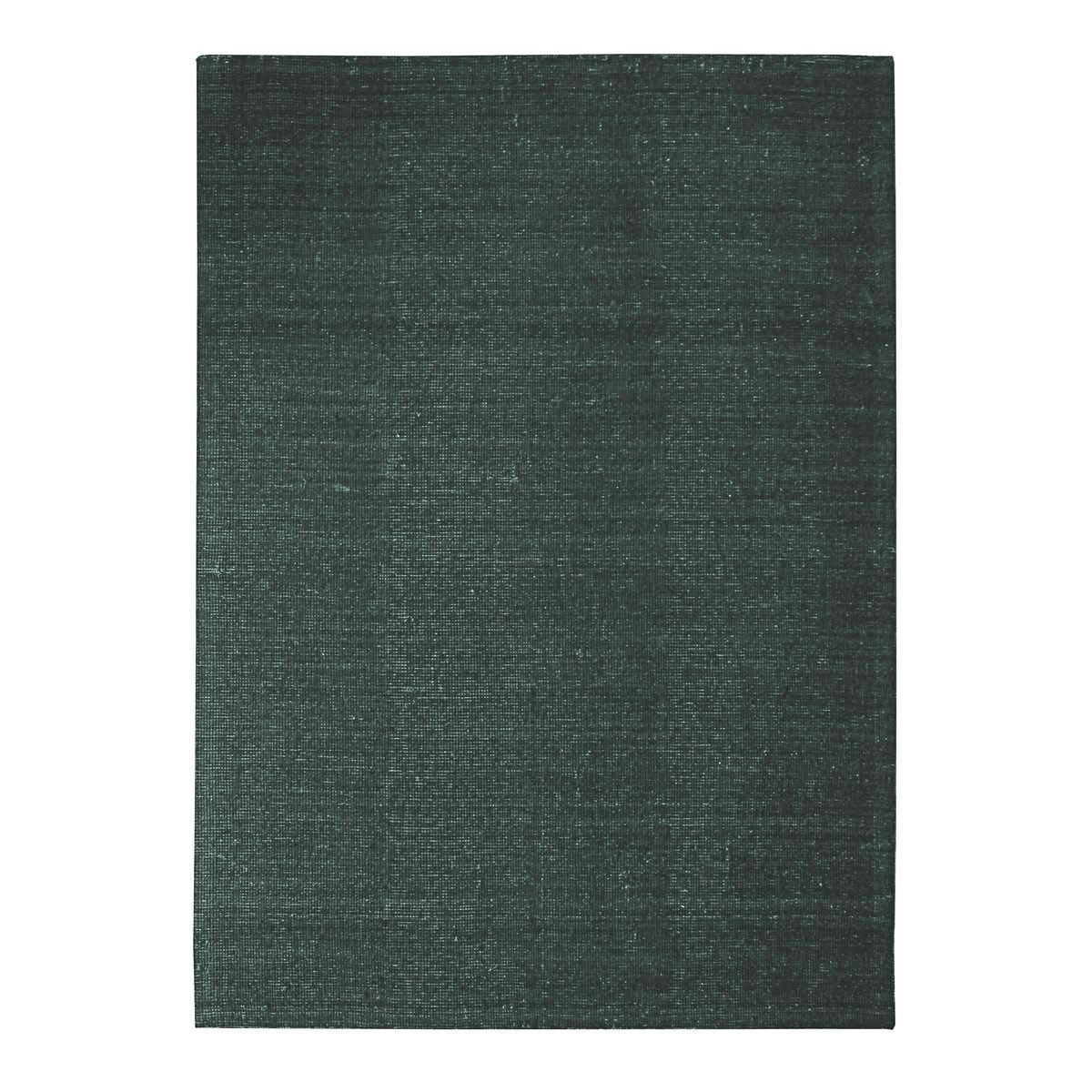 NUDE - Tapis en laine et coton vert foncé 120x170