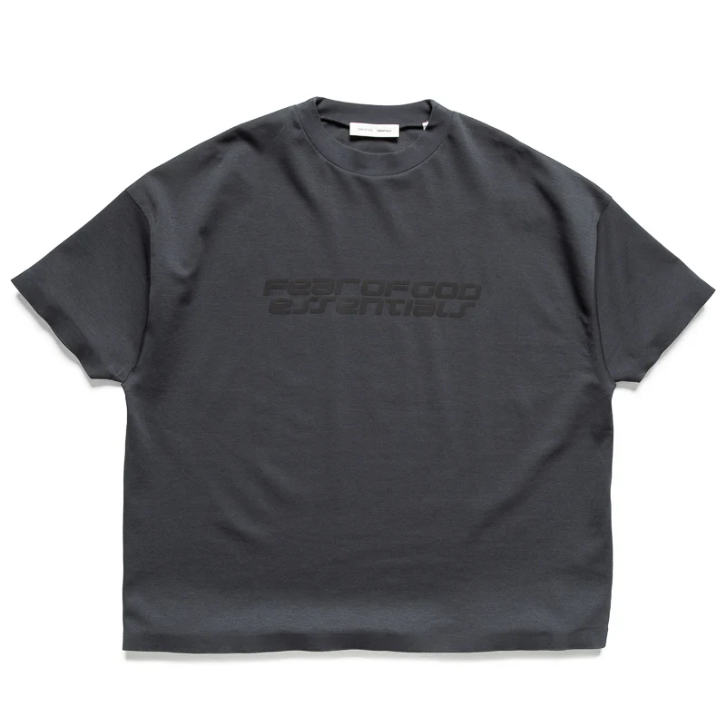 Fear Of God Essentials Ponte 90's Tee - Iron Grey