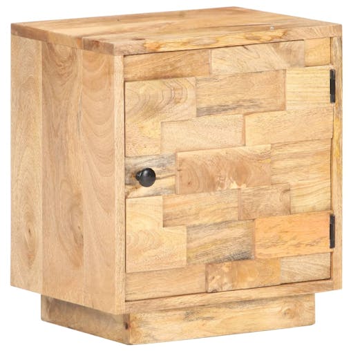 NNEVL Bedside Cabinet 40x30x45 cm Solid Mango Wood
