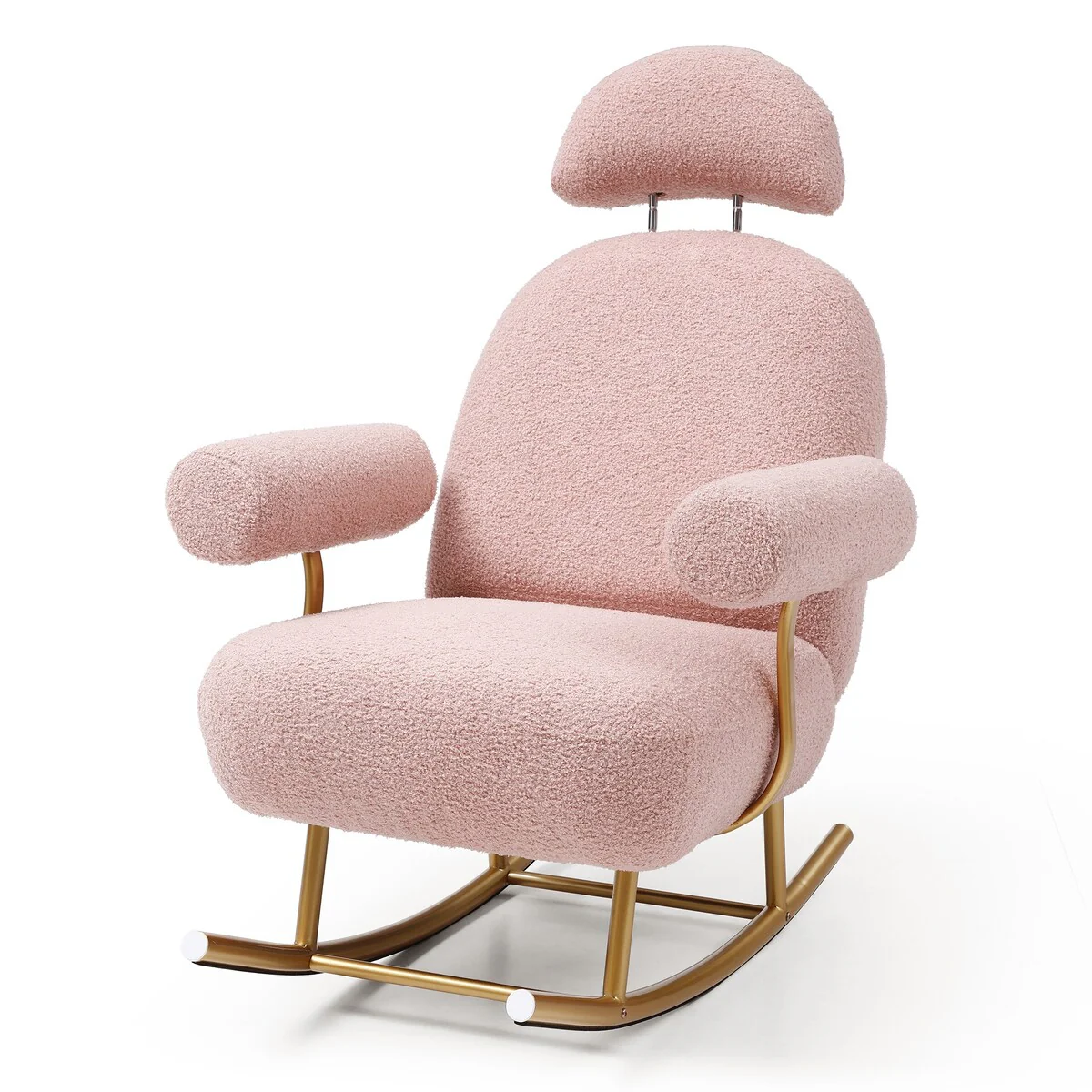 Upholstered Rocker Glider Chair for Baby and Kids