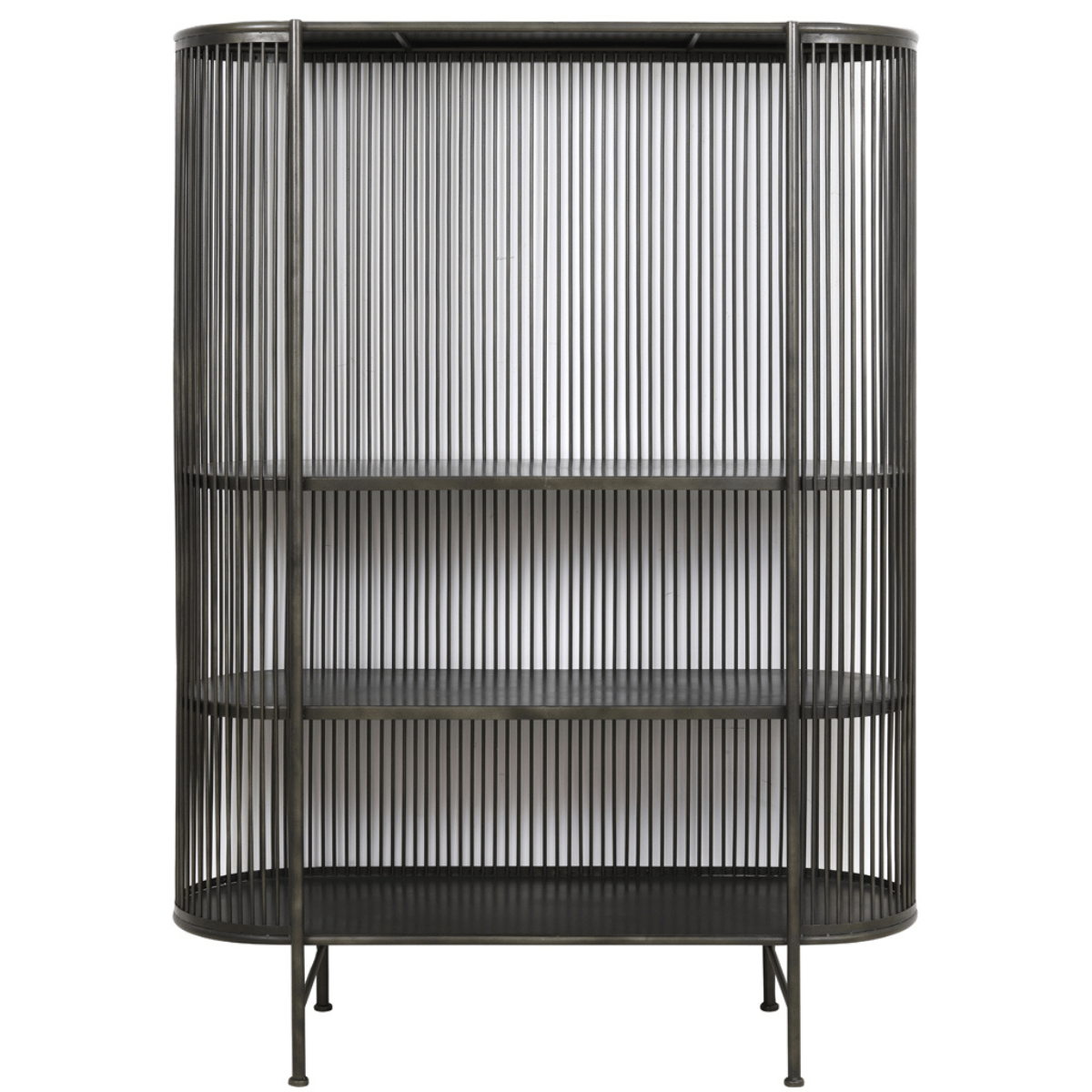 Light & Living - Yinthe kast open 119x40x161 cm zwart