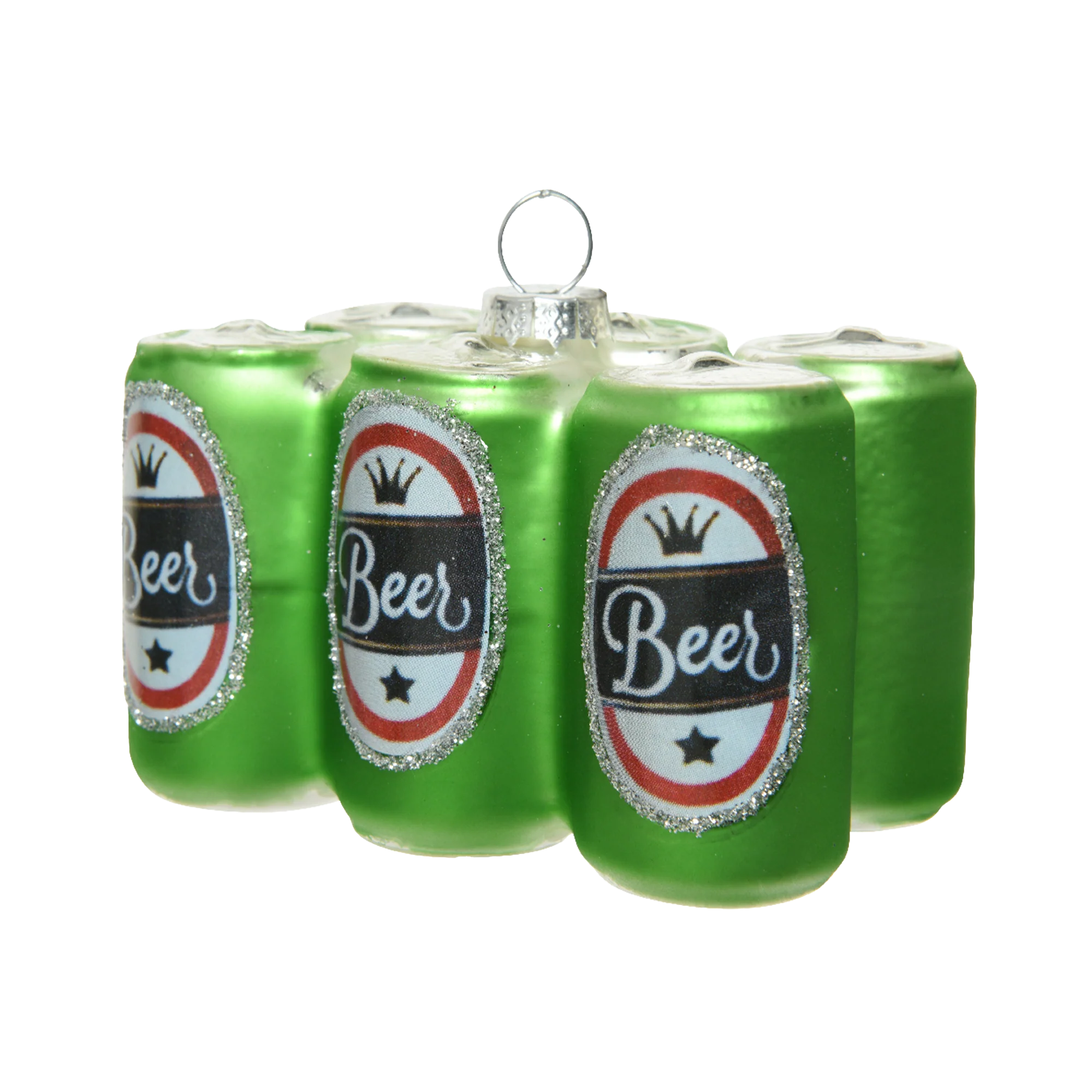 Décoration à suspendre BEER coloris vert