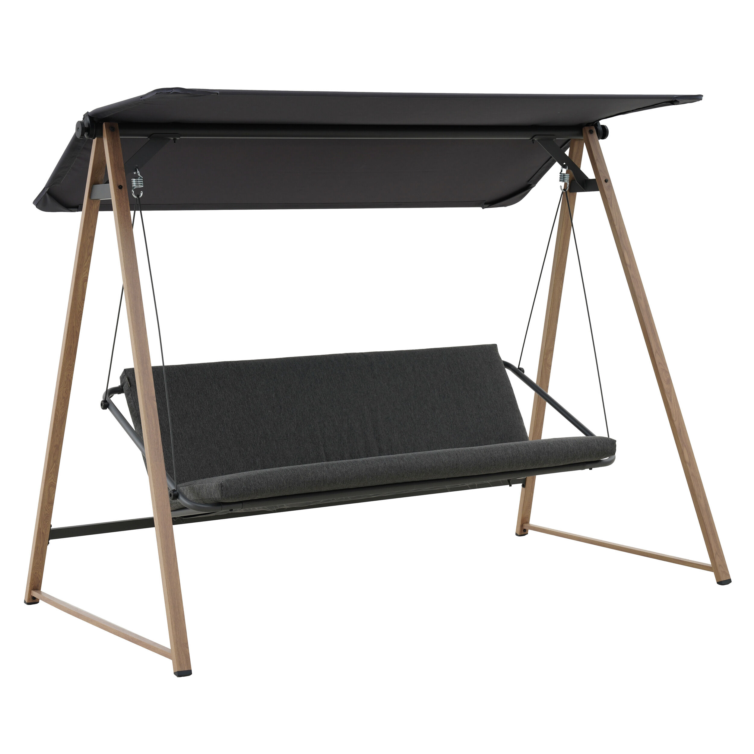 Baloiço para 3 pessoas SOLY HONEY cinza escuro