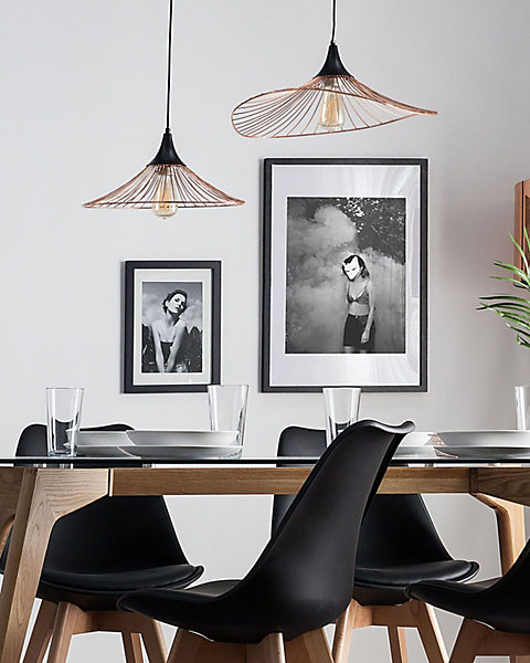 Lampe suspension MAZARO Métal Cuivré