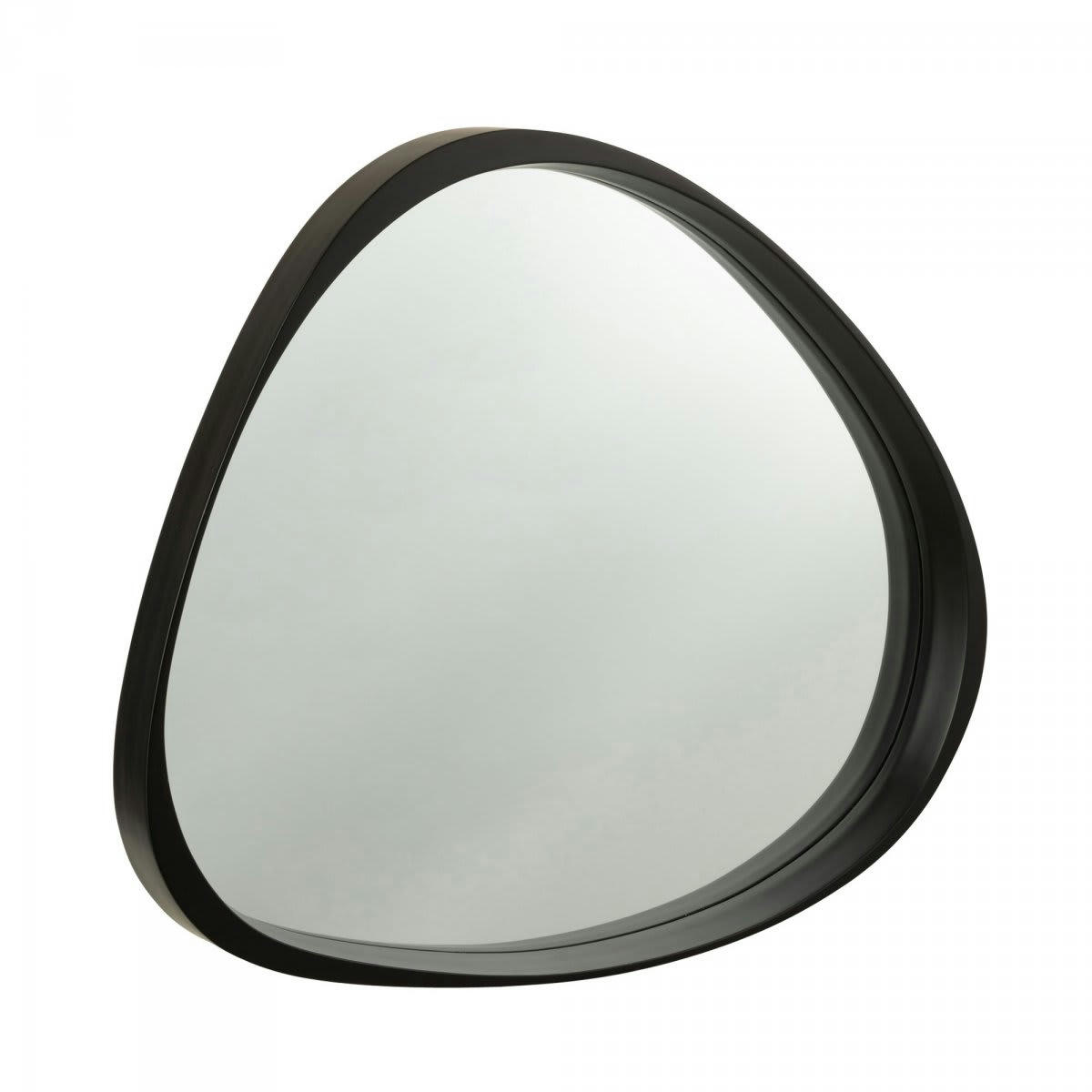 RAPHAEL - Miroir contemporain contour effet bois noir
