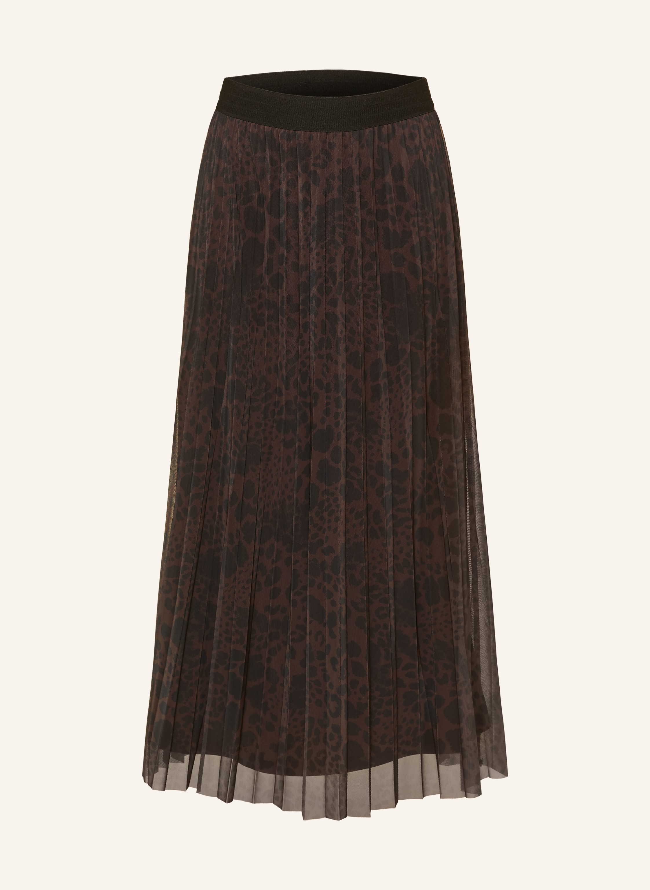 s.Oliver BLACK LABEL Plisseerock aus Mesh
