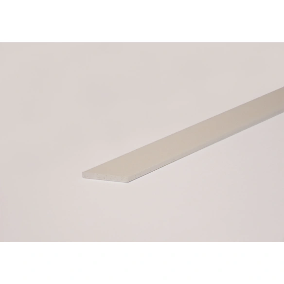 Flachleiste, weiß, Polyvinylchlorid (PVC)