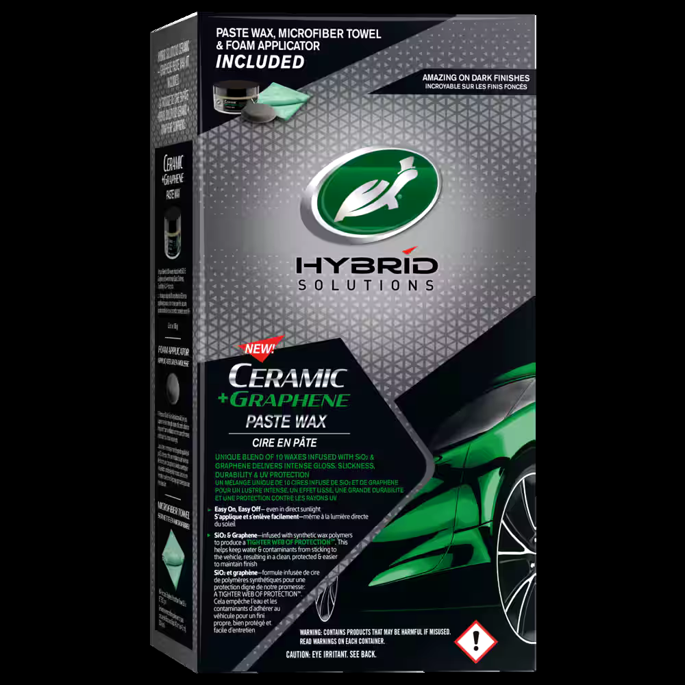 Turtle Wax Hybrid Solutions Ceramic & Graphene Car Wax Paste, 156-g